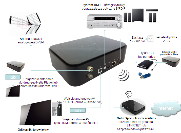 Naziemna telewizja na Netia Player